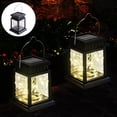 thumbnail image 1 of Qishi Solar Outdoor Hanging Lantern, Rustproof, 1 of 8