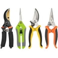 thumbnail image 1 of Qissep 4 Pack Garden Pruning Shears,Stainless Steel Garden Shears,Tree Trimmers Secateurs,Garden Hand Tools Set,Multicolor, 1 of 9