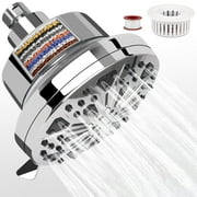 Qissep Filtered Shower Head,8 Modes High Pressure Spray Settings,16 Stage Shower Head Filter for Hard Water for Remove Chlorine and Harmful Substances