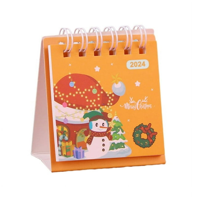 Qisuw 2024 Mini Desktop Calendar Monthly Calendar Planner from