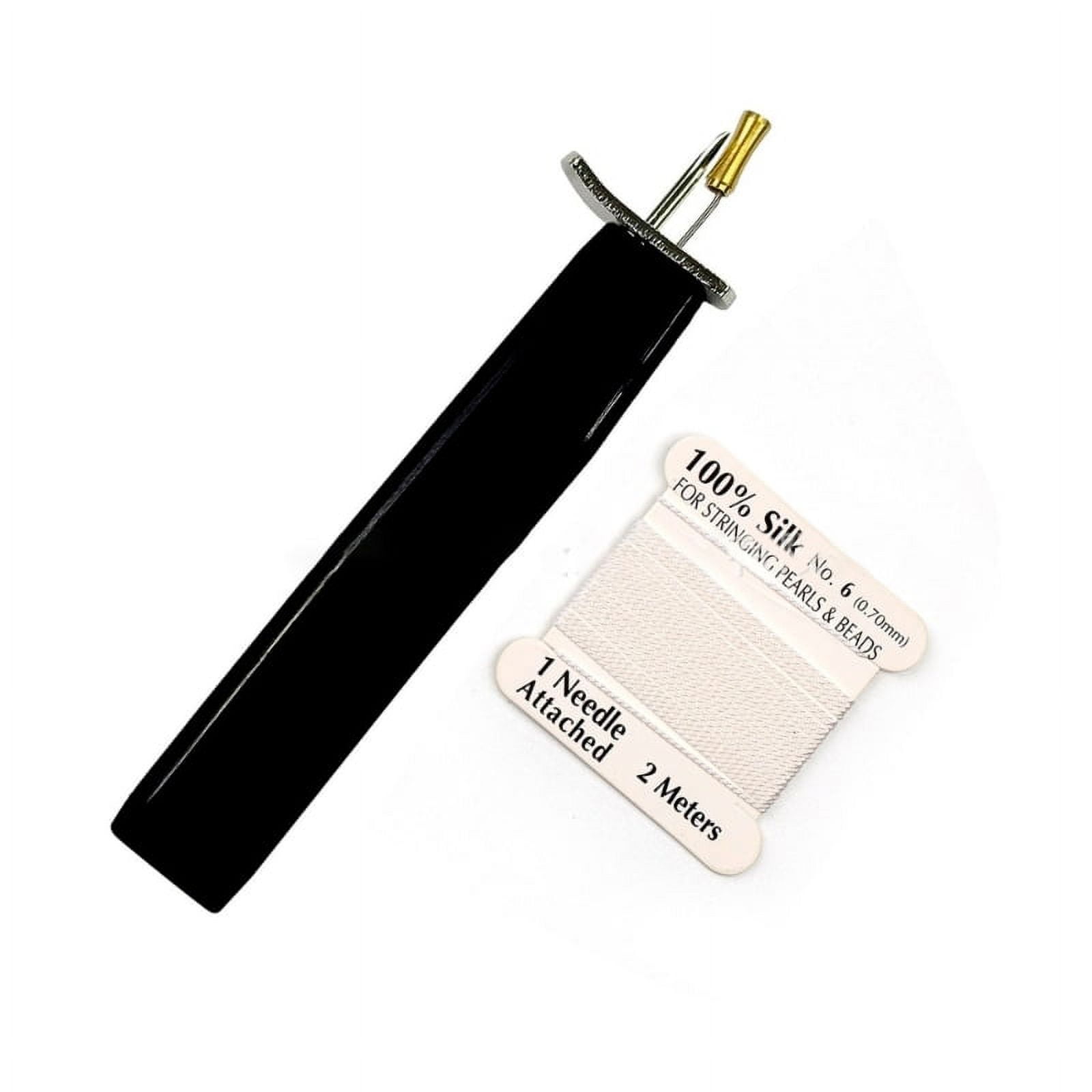 Qisuw Adjustable Bead Stringing Knotter Knot Tying Tool Bead Knotting