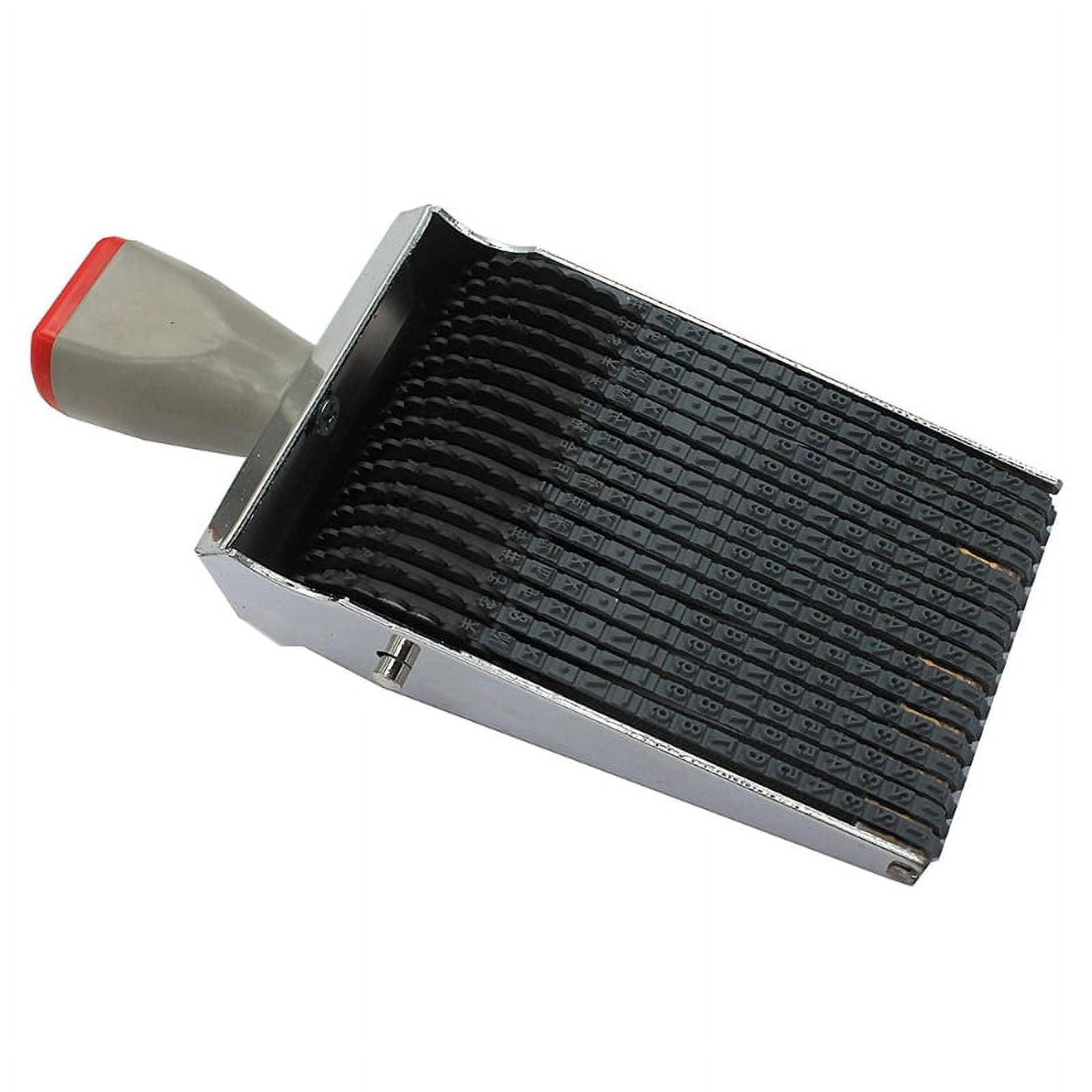 Qisuw Alphabet Rolling Stamp Personalized English Alphabet Number