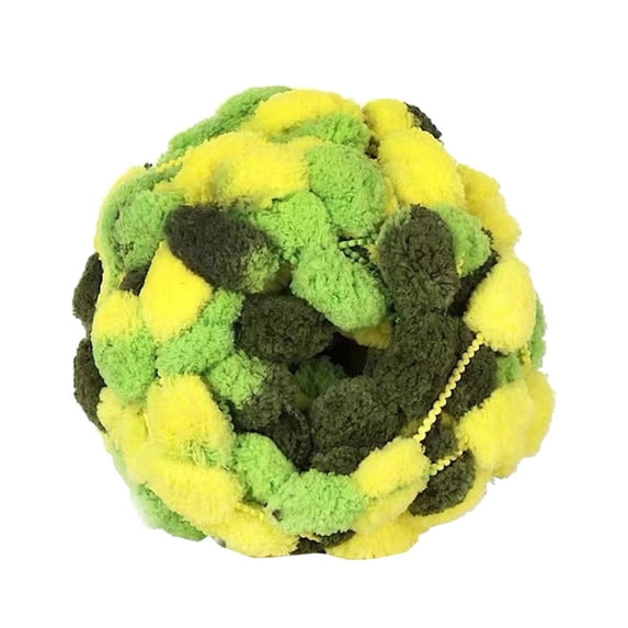 Qisuw Assorted Fluffy Pompoms Felt Balls Craft DIY Project Home Holiday Decorations