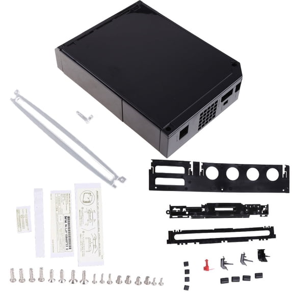 Qisuw Grade Full Housing for Case Cover for Shell Skin with Buttons for Wii Console