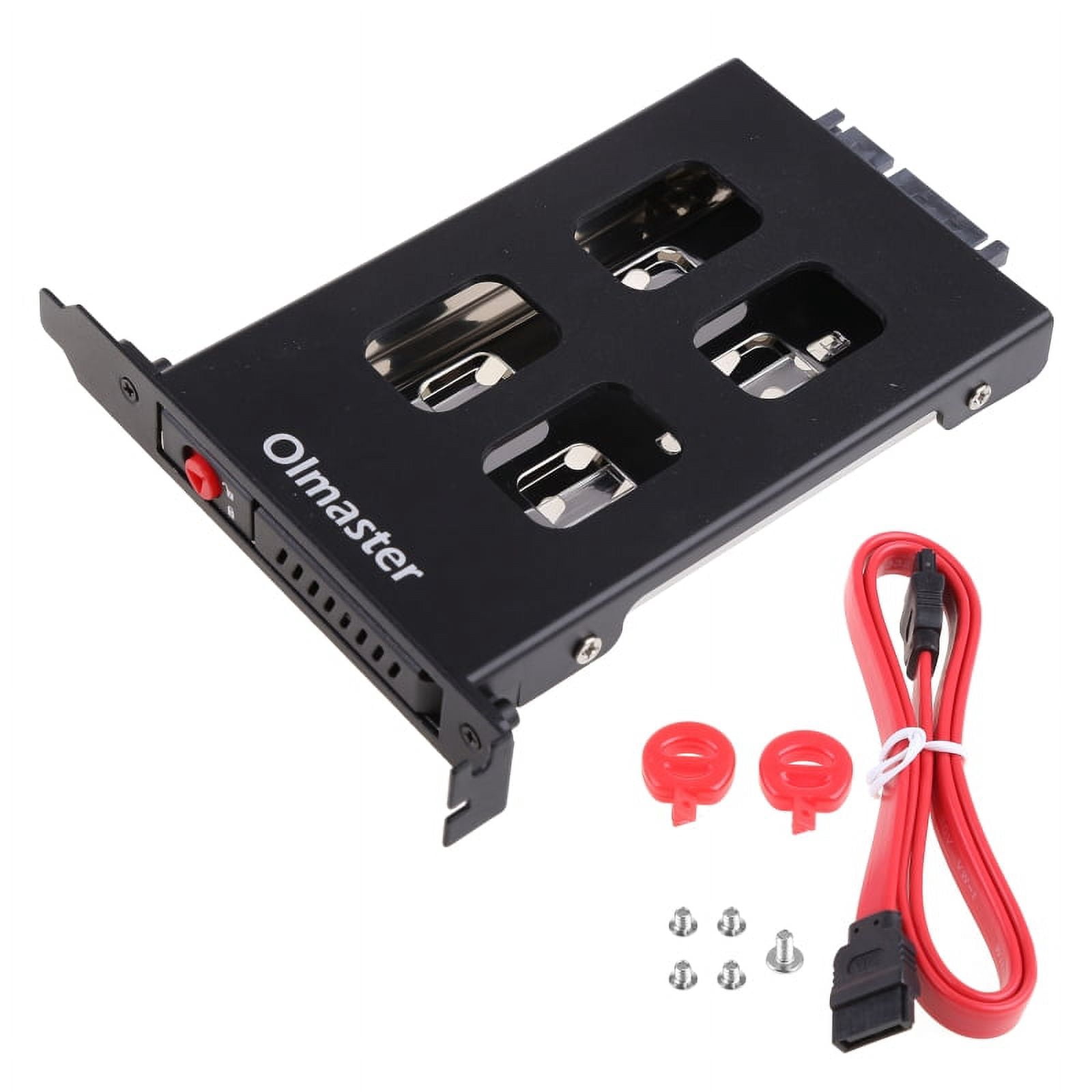 Qisuw Oimaster PCI Mobile Rack Enclosure Hard Disk Drive for Case for 2 ...