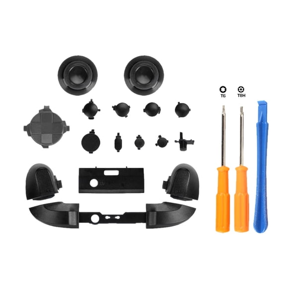 Qisuw Replacement LB for RB Button Triggers Parts with Screwdriver Repair Parts for X-box One Controller and X-box One Control