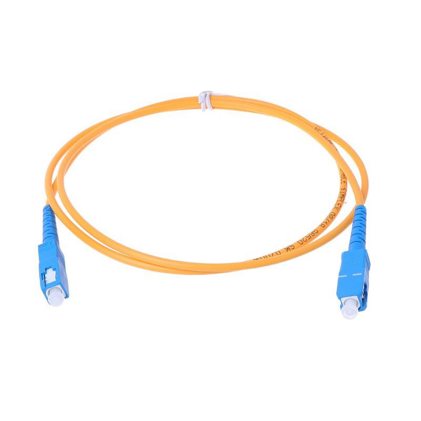 Qisuw SC/UPC-SC/UPC-SM 3mm Fiber Optic Jumper Cable Single Mode E ...