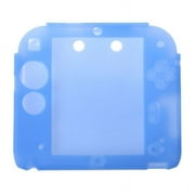 Qisuw Silicone for Case for Shell Skin Protective Cover Anti-Slip Shockproof Accessories for 2DS Game Console