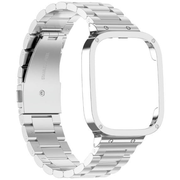 Qisuw Watch Bands Strap for Watch lite 3 / for Watch 3 Smartwatch Sweatproof Stainless Steel Wristband Bracelet Waterproof