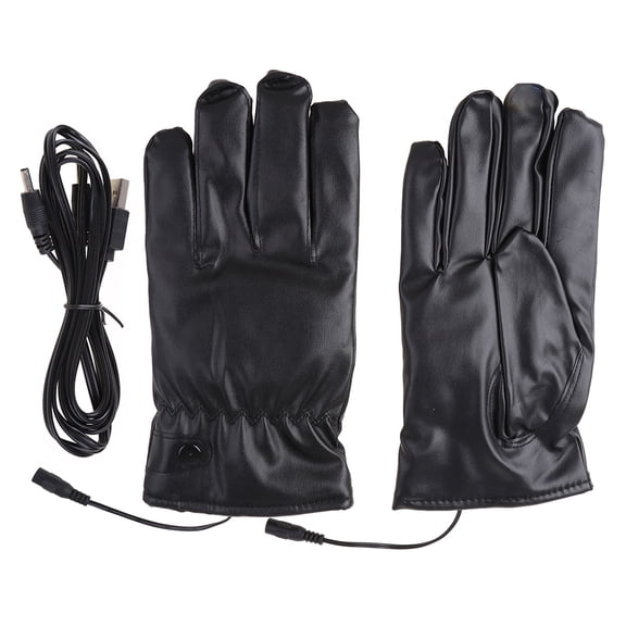 Qisuw Waterproof Rechargeable Heating Thermal Gloves Winter Skiing Warm Gloves for Man Thicken Lining Warm Glove