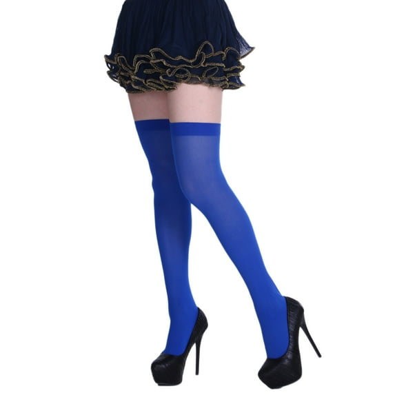 Qisuw Women Thigh High Socks for Extra Long Cotton Solid Color Tall Long Boot Stockings Leg Warmers