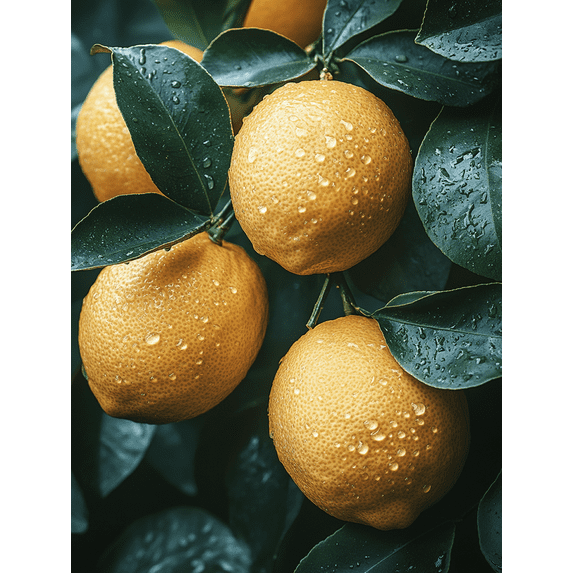 Qisvanset 12x16 Inch Framed Canvas Wall Art Lemon Style Fruit Of The Spirit Kitchen Nursery Faith Verse Wall Art