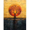 thumbnail image 1 of Qisvanset 12x16 Inch Framed Canvas Wall Art Tree Of Life Vintage Religious Faith Home Wall Art Decor, 1 of 8