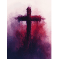 thumbnail image 1 of Qisvanset 12x16 Inch With Frame 2D Flat Wall Art Ash Wednesday Lent Cross Catholic Easter Home Wall Decor, 1 of 8