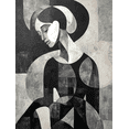 thumbnail image 1 of Qisvanset Abstract Woman Canvas Print 15.75x11.81 Inches, 1 of 8