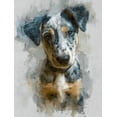 thumbnail image 1 of Qisvanset Cute Dog Portrait Canvas Wall Art 15.75x11.81 Inches, 1 of 8