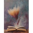 thumbnail image 1 of Qisvanset Flower from Book Canvas Art 15.75x11.81 Inches, 1 of 8