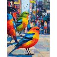 thumbnail image 1 of Qisvanset Mediterranean Town Wall Art Canvas Print 15.75x11.81 Inches, 1 of 8