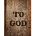 thumbnail image 1 of Qisvanset TO GOD Worship Room Canvas Wall Art 15.75x11.81 Inches, 1 of 8