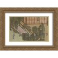 thumbnail image 1 of Qiu Ying 2x Matted 24x18 Gold Ornate Framed Art Print 'Spring Morning in the Han Palace (View J)', 1 of 2