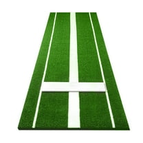 Qiuikloi 10x 3ft Softball Pitching Mat, Portable Softball Pitching Mound with Carry Strap for Indoor Outdoor Pitching Practice
