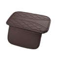thumbnail image 1 of Qiulaii 12x11 Inch Car Armrest Box Padding with Storage Bag, Elbow Support Pad Protective Cover for Center Console,Coffee, 1 of 6