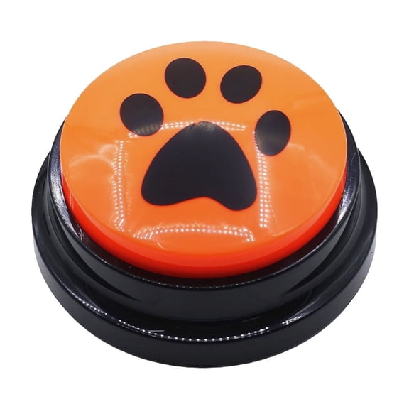 Qiulaii Dog Communication Buttons with Recording Function, Pet Training Sound Button for Classroom Teaching, Easy Press Paw Pad for Puppy Potty Training Talking Tool