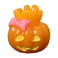 thumbnail image 1 of Qiulaii Mini Resin Jack O Lantern Figurines Small Artificial Pumpkin Ornaments Waterproof Tabletop DIY Craft Halloween Party Home Accent Decorations, (C), 1 of 5