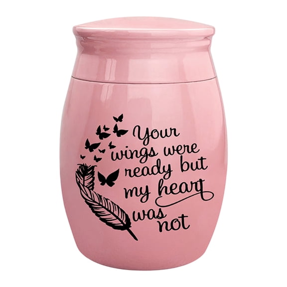 Qiulaii Stainless Steel Pet Urn Jar, Tree of Life Engraved Memorial Keepsake for Dog Cat Ashes, Small Altar Jar with Screw Lid, Pet Lover Remembrance Container