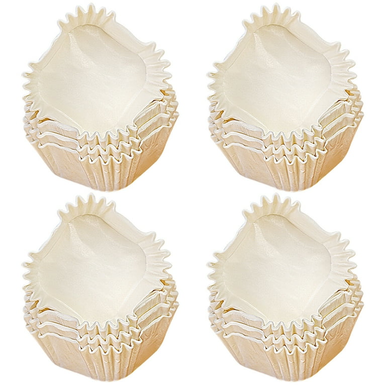 Qius 1000Pcs Cupcake Cases for Baking Cake Muffin Liners Moon Cake Liners Paper Cupcake Cups