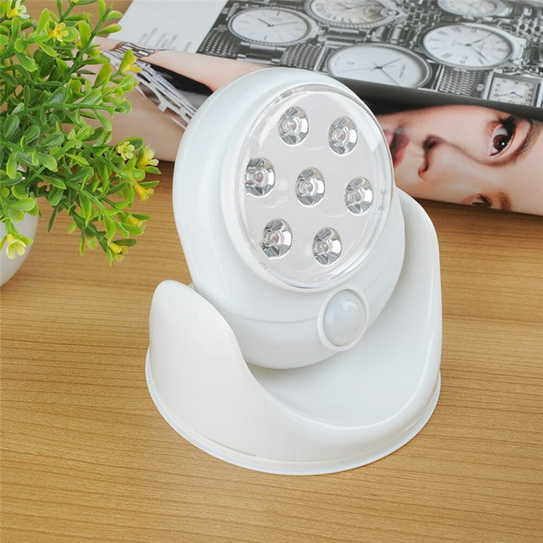 Qius LED Cordless Motion Activated Sensor Light Lamp 360 Degree Rotation Wall Lamps Porch Light For Indoor and Outdoor Walmart