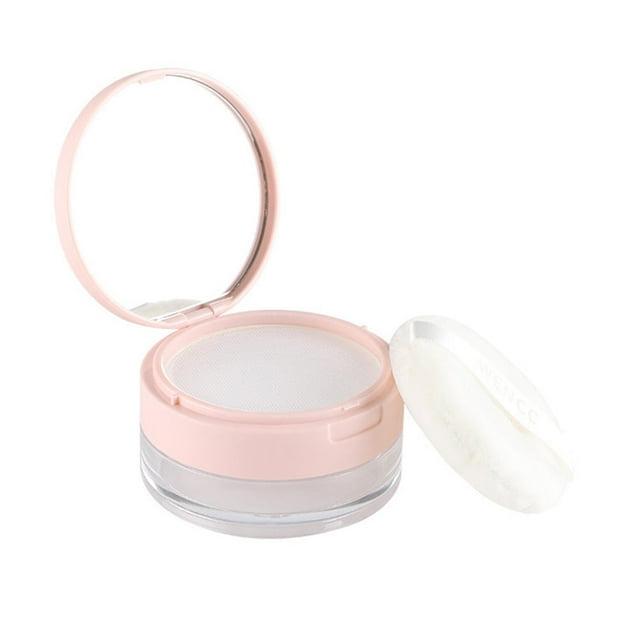 Qiushaoyue 1 Set Portable Makeup Loose Powder Box Empty Powder