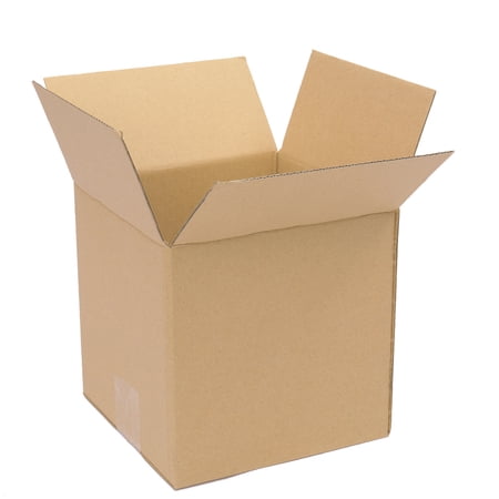 Qiushi 100 Pack 6x6x6 Corrugated Cardboard Boxes, Yellow Shipping Boxes Small for Mailing, Kraft Paper Gift Boxes for Packaging, Storage, Easy to Assemble