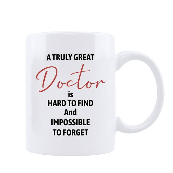 Qiushi Doctor Mugs - A Truly Great Doctor Is Hard to Find Unique Retirement Gifts for Doctors Day