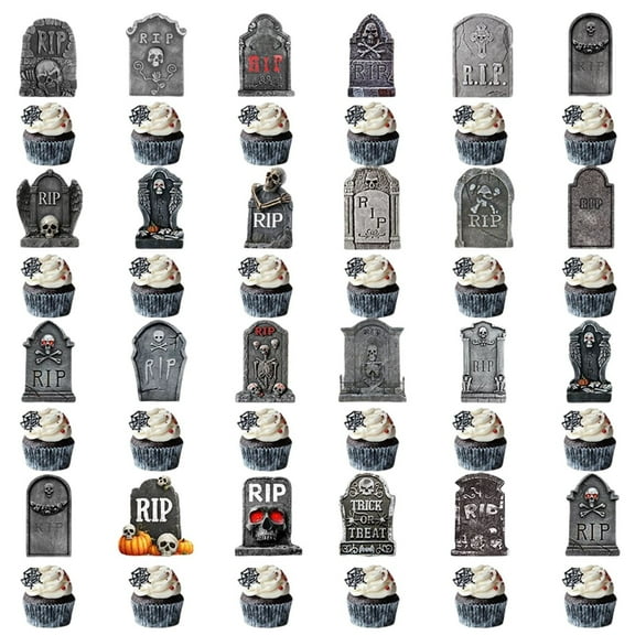 Qiux Kitchen & Dining, ‌Halloween Cake Toppers Cake For Cupcakes Party, Home Improvement