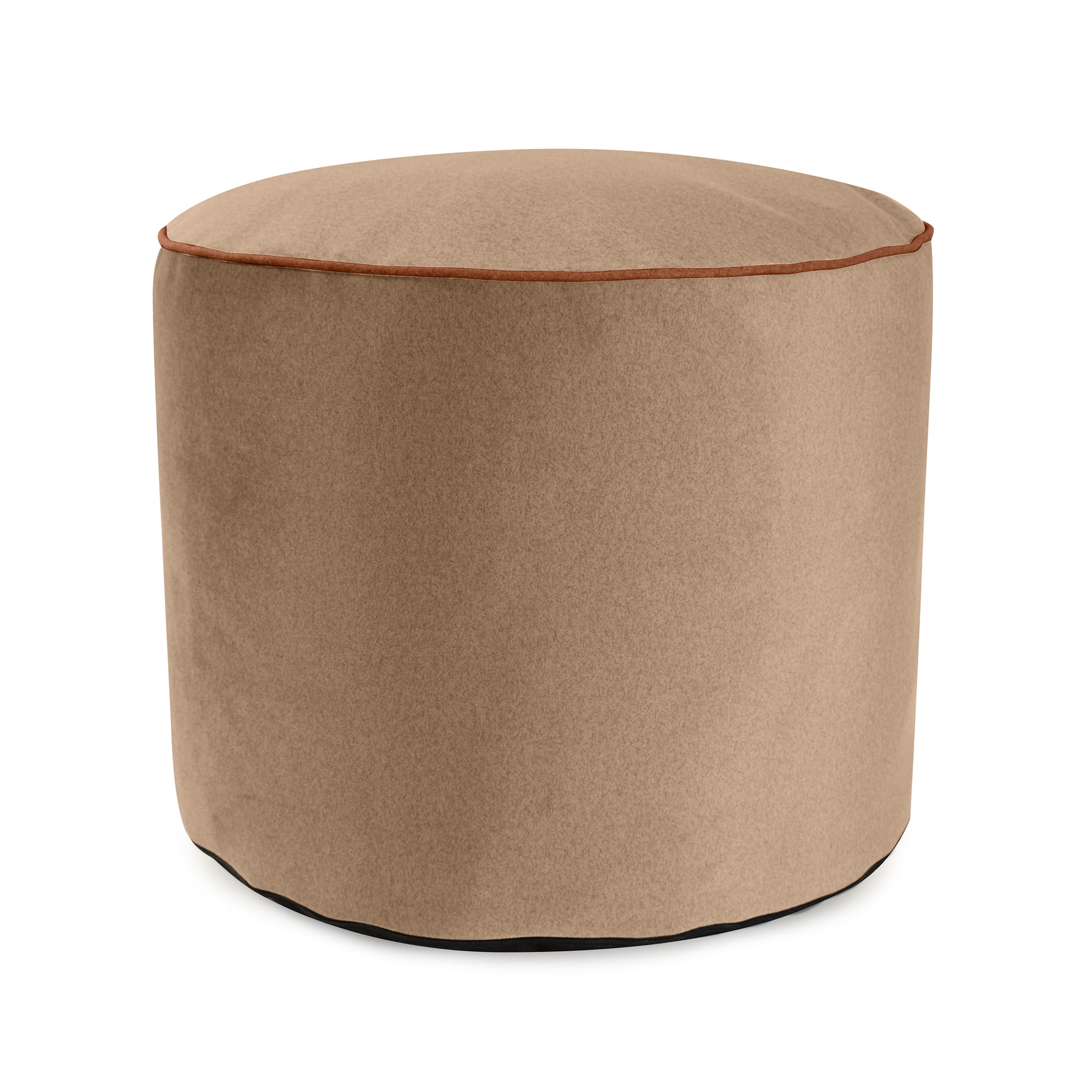 Qiviut Camel Tall Pouf