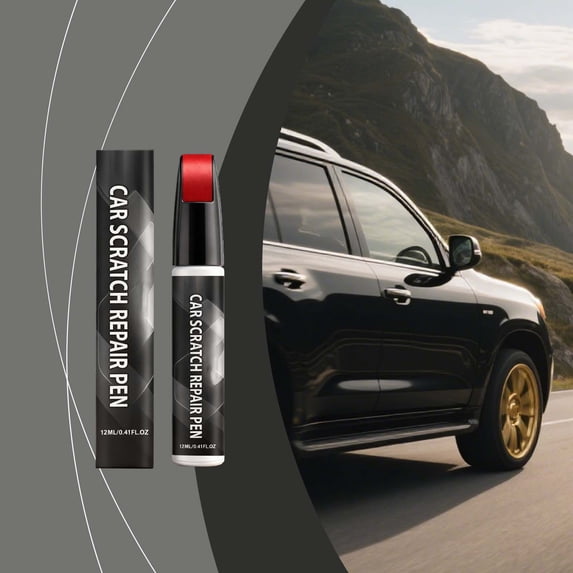 Qiweii 0.4 Fl Oz Car Light Scratch Repair Pen Paint Restorer for Minor Scuff and Mark