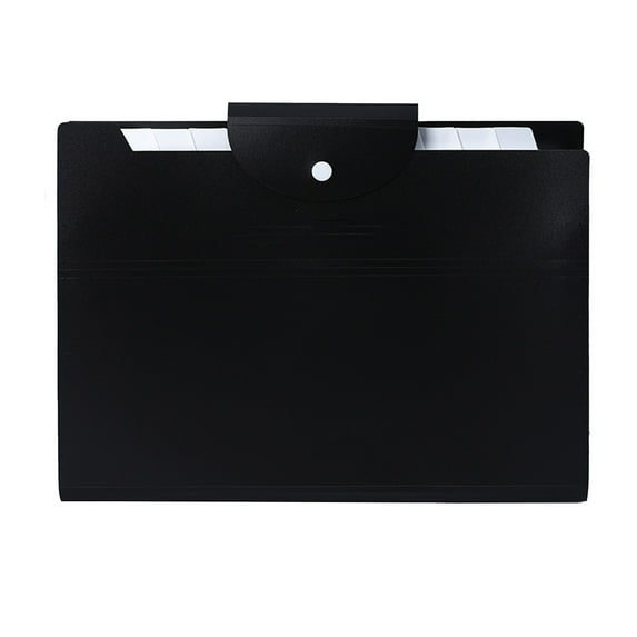 Qiweii 12 Pocket Expanding File Folder, Premium Accordion File Organizer with Bungee Closure, Letter Size Folders for Documents, Portable