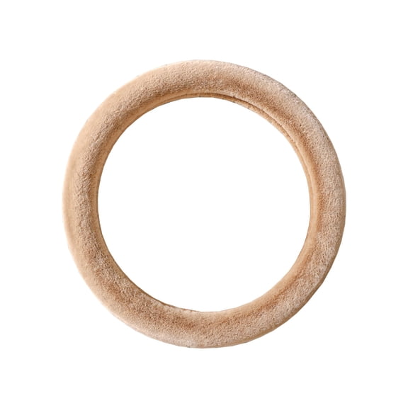 Qiweii 14.96 Inches Winter Plush Car Steering Wheel Cover,Warm Cover for Car Steering Wheel