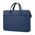 thumbnail image 1 of Qiweii 14 Inch Unisex Laptop Shoulder Bag Crossbody Briefcase Water-Resistant Fabric For Business Travel Men Women Office Use, 1 of 6