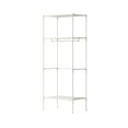 thumbnail image 1 of Qiweii 2025 New Coat Rack Freestanding Closet Organizer,Simple Hall Tree with 2 Storage Shelves, Corner Storage Organizer, for Entryway, Bedroom, Easy to Install, 1 of 6