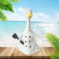 thumbnail image 1 of Qiweii 2025 New Goose Chef Costume, Funny Outdoor Garden Goose Apron and Hat Set, Decorative Animal Clothes for Porch Flamingo, Halloween Christmas Decoration Gift, 1 of 7