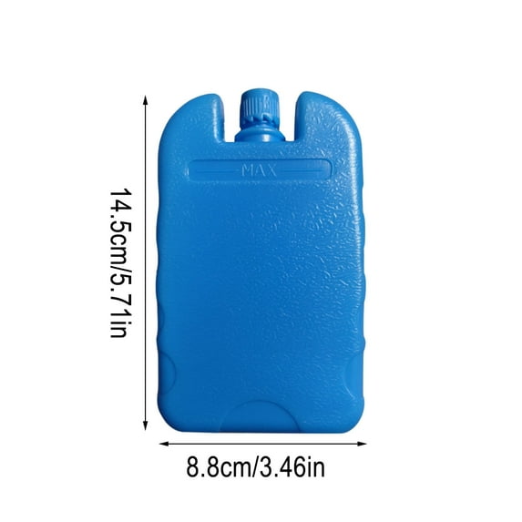 Qiweii 2025 New Ice Packs Ice Crystal Boxes for Coolers Reusable Freezer Packs Camping Cooler Ice Blocks Cool Packs for Lunch Boxes Air Conditioner Fan Hot Weather Shipping