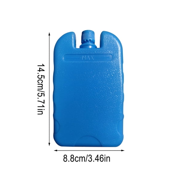 Qiweii 2025 New Ice Packs Ice Crystal Boxes for Coolers Reusable Freezer Packs Camping Cooler Ice Blocks Cool Packs for Lunch Boxes Air Conditioner Fan Hot Weather Shipping