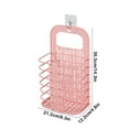 thumbnail image 1 of Qiweii 2025 New Laundry Basket Wall Mounted Foldable Dirty Clothes Basket Bathroom Laundry Storage Basket Hanging Hamper Small Size, 1 of 6