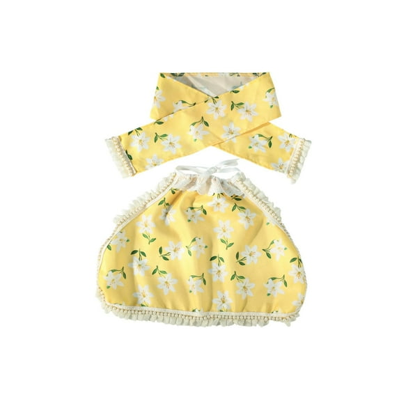 Qiweii 23 Inch Porch Goose Costume Greenery Decor，Festive Ornament for Garden Yard and Outdoor Decoration