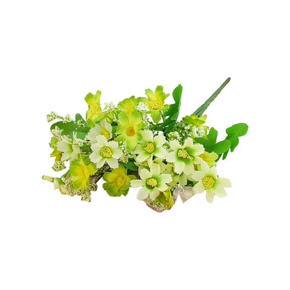 Qiweii 28 Head Fresh Style Artificial Aster Flower,Faux Plastic Floral for Home Decor and Floral Arrangement
