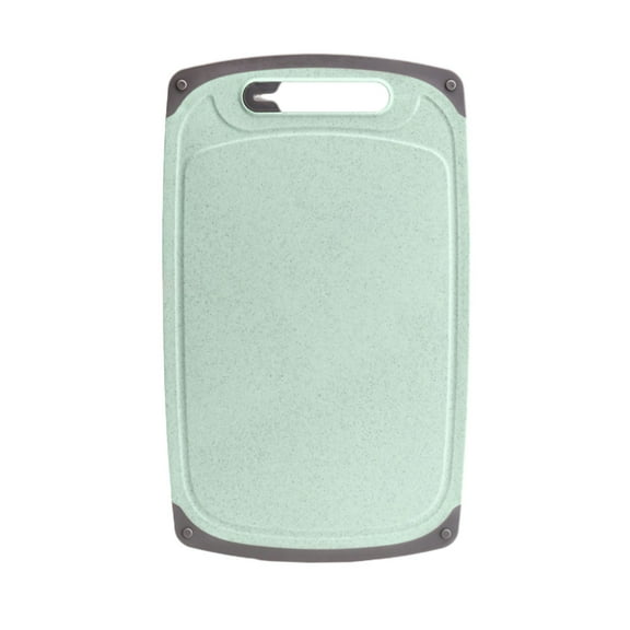 Qiweii 2nd Gen Wheat Straw Double Sided Cutting Board with Sharpening Stone and Grinder Multifunctional Chopping Board for Kitchen Prep