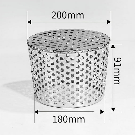 Qiweii 304 Stainless Steel Mesh Vent Cap - Bird & Rodent Proof Cone Cover with Debris Blocking Design,Fits PVC/Metal Pipes for Roof Vents, Gutters & Downspouts