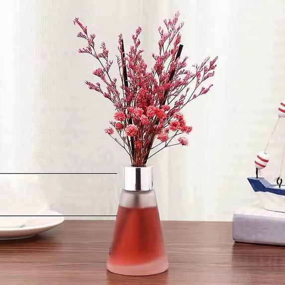 Qiweii 50ML Lavender Jasmine Gardenia Scented Oil Diffuser ,Home Fragrance Reed Diffuser for Bedroom Bathroom Office